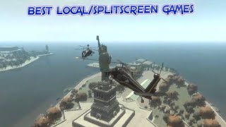 GTA IV Split Screen - Heli Exploration [Gameplay]