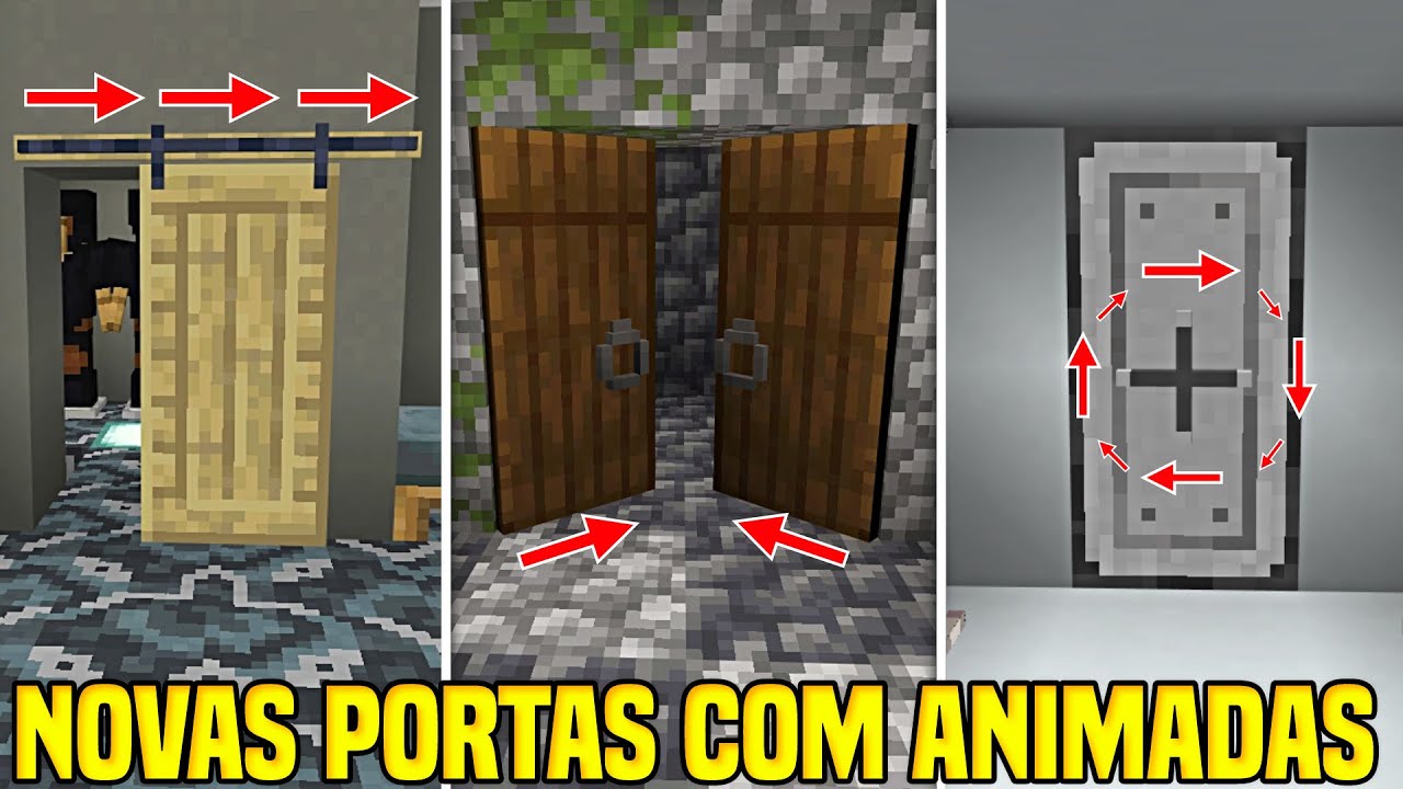 Esse Addon é muito BOM! Your Doors Addon - Minecraft PE (Bedrock) - YouTube