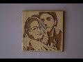 Making wooden zalfie wall picture  scroll saw  woodworking project