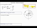 Trigonometry - Radians and Degrees