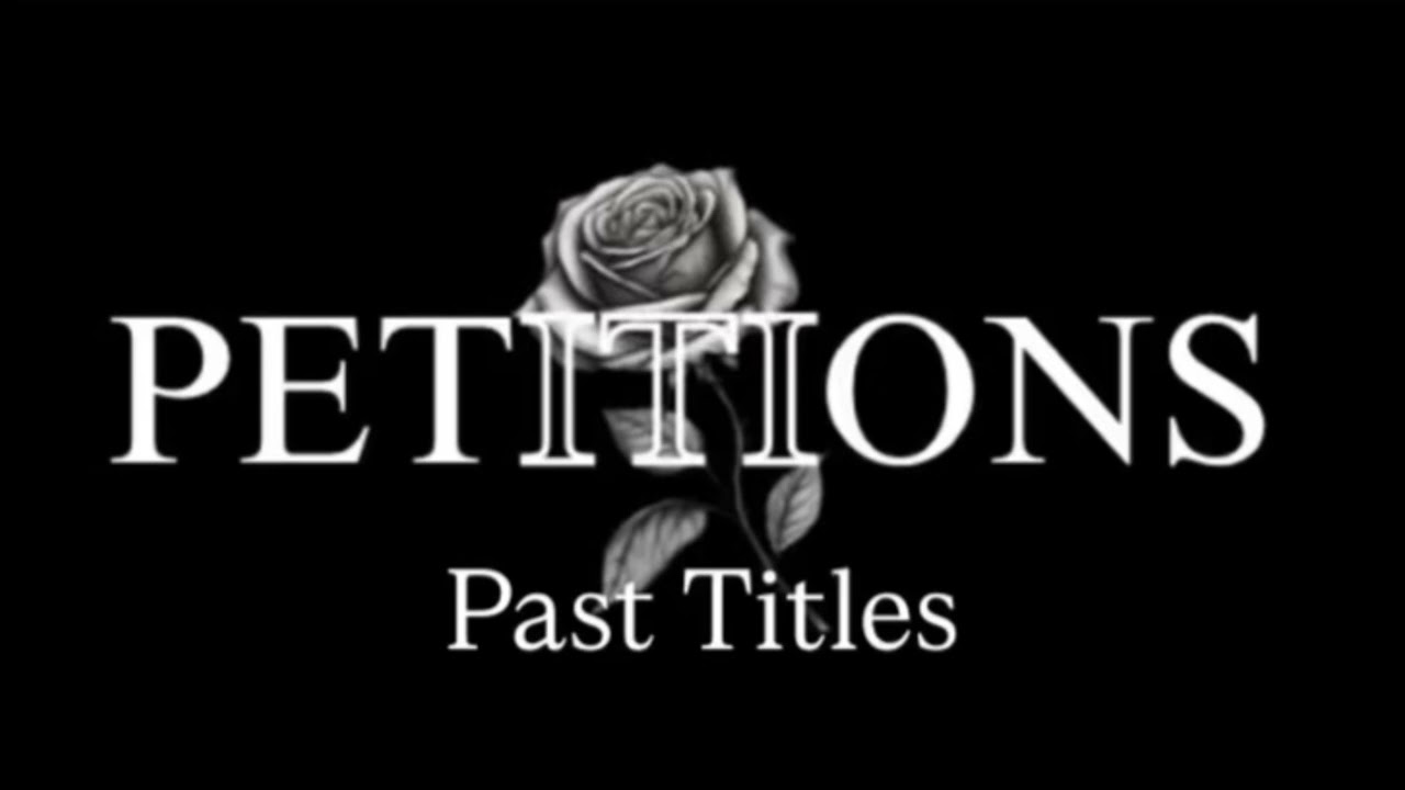 Petitions - Past Titles (Demo) (Official Audio)