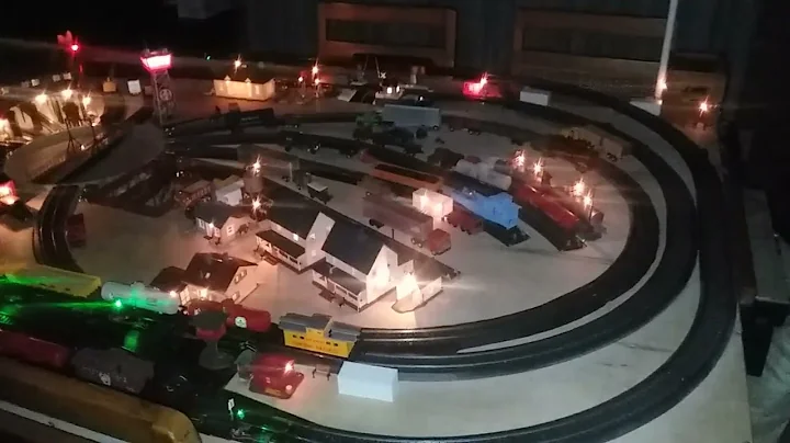 Illuminated HO Layout