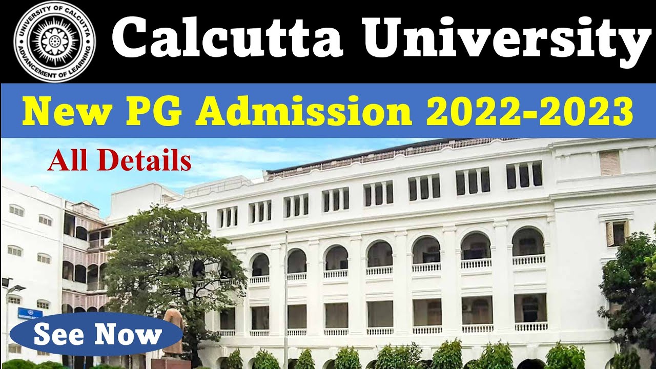 New PG Admission 2022-2023 // Calcutta University // New Notification ...
