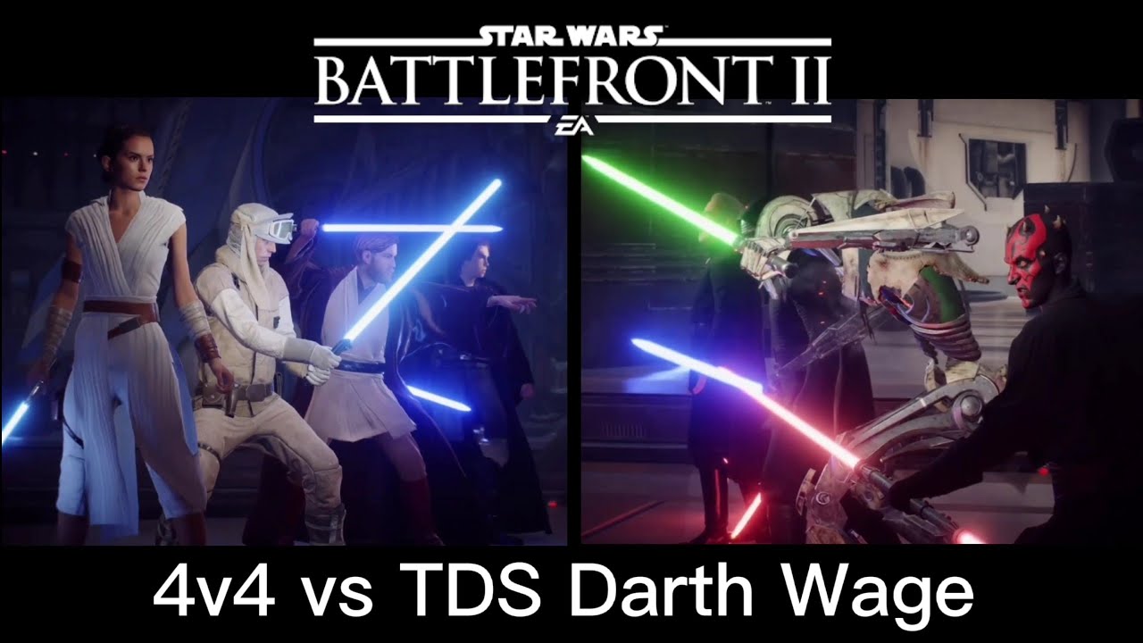 Sabers only 4v4 vs TDS Darth Wage