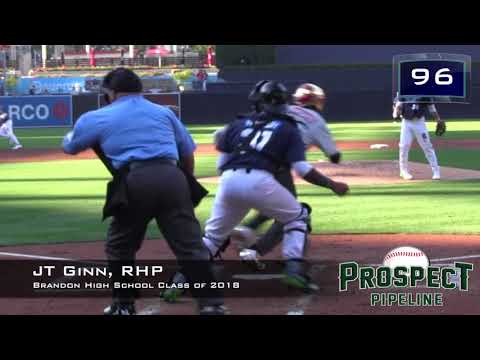 JT Ginn Prospect Video, RHP, Brandon High School Class of 2018