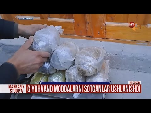 Giyohvand moddalarni sotganlar ushlanishdi