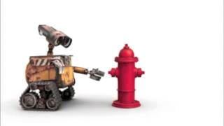 Meet Wall E, he will bring a smile to your face as he meets this Fire Hydrant, LOL