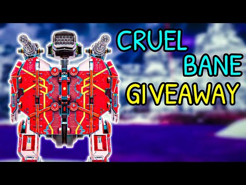 Cruel Bane Giveaway & Shell Dị Dạng Trong Canyon Hồ Tím Núi Tuyết - War Robots Việt Nam WR Gameplay