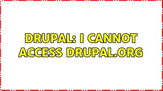 Celebrity Drupal: I cannot access drupal.org Profile