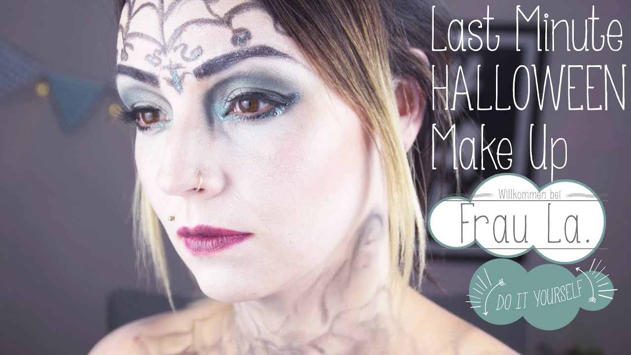 Last Minute HALLOWEEN Make Up | Frau La. diya tailors
