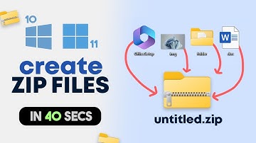 How to Create ZIP File on Windows Laptop / Desktop - Windows 11 / 10