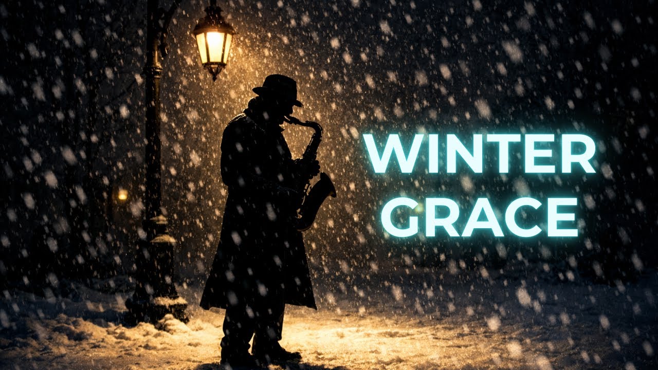 Winter Grace (Official Lyric Video) | Relaxing Christian Jazz for Cold Days
