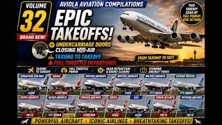 Download lagu ✈️ Epic Takeoffs! Undercarriage Doors Closing & Full Throttle Departures | Aviola Vol. 32
