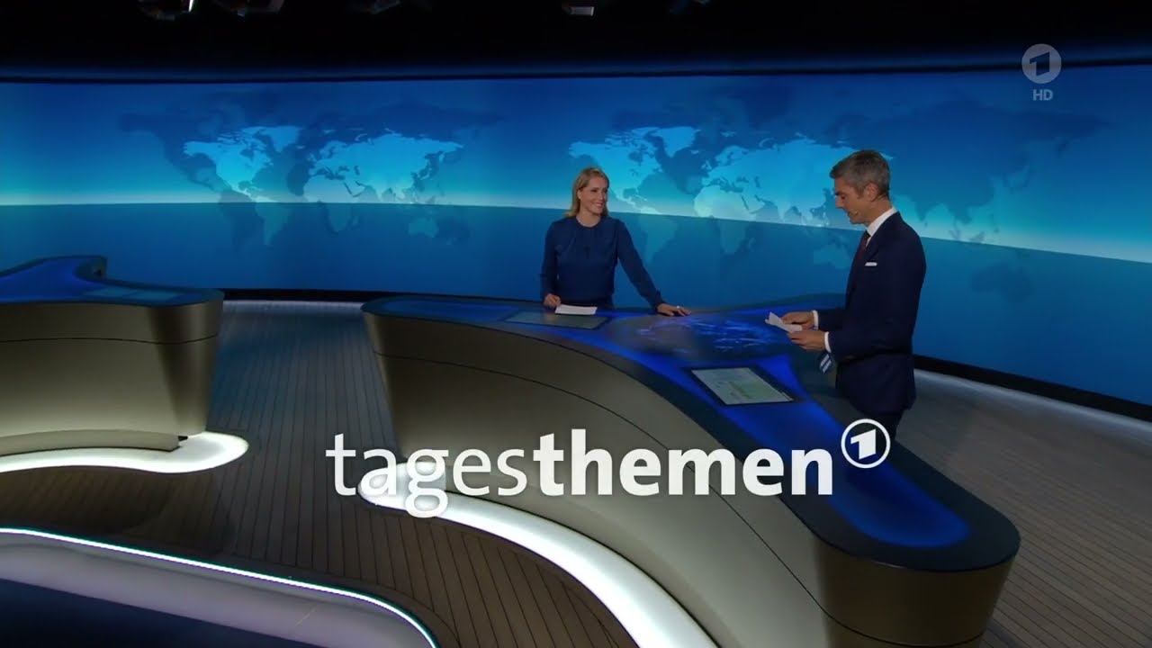 Tagesthemen Intro mit Ingo Zamperoni und Judith Rakers (29.09.2022)