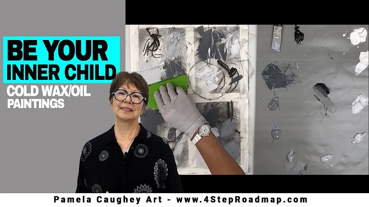 042 - Pamela Caughey - Be Your Inner Child - PLAY - COLD WAX/Oil Video