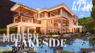 Modern Lakeside Mansion || Welcome to Bloxburg