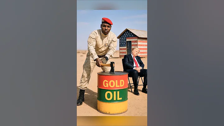 Trump Discovers Gold Mining in Burkina Faso Desert 😂 Ibrahim Traoré Funny Reaction Comedy #memes