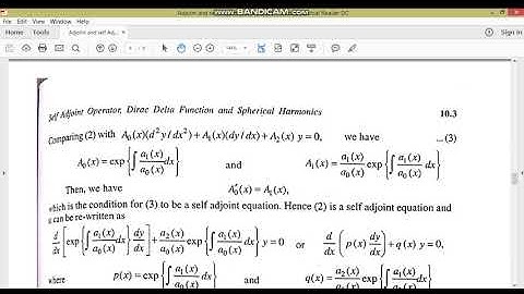 Adjoint and Self Adjoint  equations problems//MM-I//M.Adnan Anwar