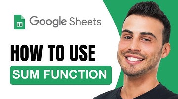 How To Use The SUM Function In Google Sheets | Tutorial (2025)