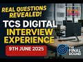 TCS Digital Interview Experience 2025 | Real Questions Asked | Must Watch Before Your Interview!