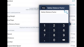 ForeFlight Quick Tip: Takeoff & Landing Safety Distance Factor