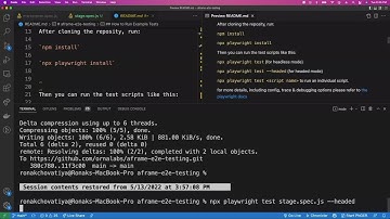 WebXR - Staging Automated testing with Playwright and Aframe.io