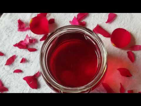 ‫استخراج ماء الورد بدون قطار روعة باوراق الزهر الطرية وممكن حتى اليابس منظف لبشرة الوجه‬‎ - YouTube