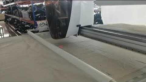 Máy Cắt Vải Tự Động cắt 60-80 lớp vải Jeans-Kaki - Auto Cutter cutting Jeans trouser 60 Plies