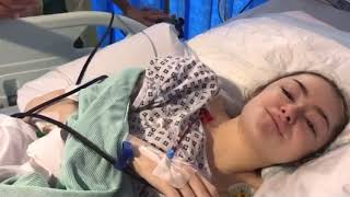 Coming round from anaesthetic after surgery, full video *funny*