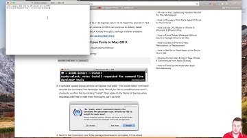 SASS intro | S01E01 | MAC user: xcode-select