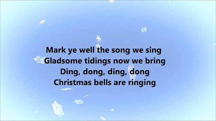 Nat King Cole - Caroling Caroling (Lyrics)