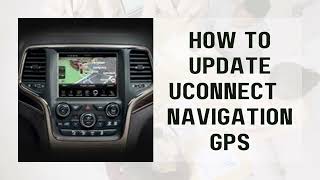 How to Install Uconnect Navigation Map Update  | uconnect navigation not working screenshot 3