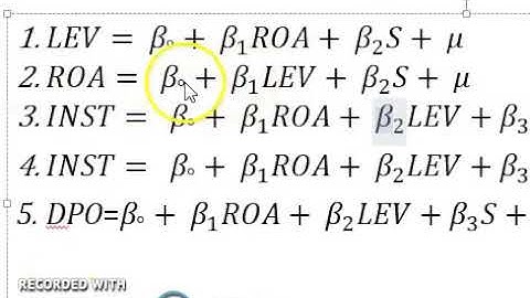 Regression run in eview PART 2