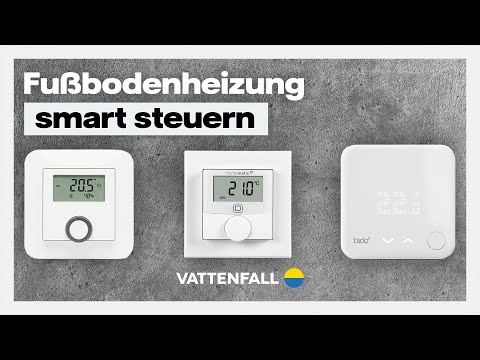 Video: Fußbodenheizung: Thermostat und seine Verbindung