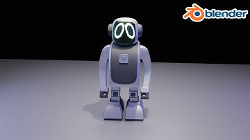Blender Beginner Tutorial - How to Make Robot in blender 2.9 Final Part