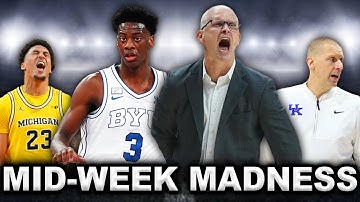 UConn makes another STATEMENT | BYU wins a thriller as AJ Dybantsa goes OFF | Mark Pope gets tough