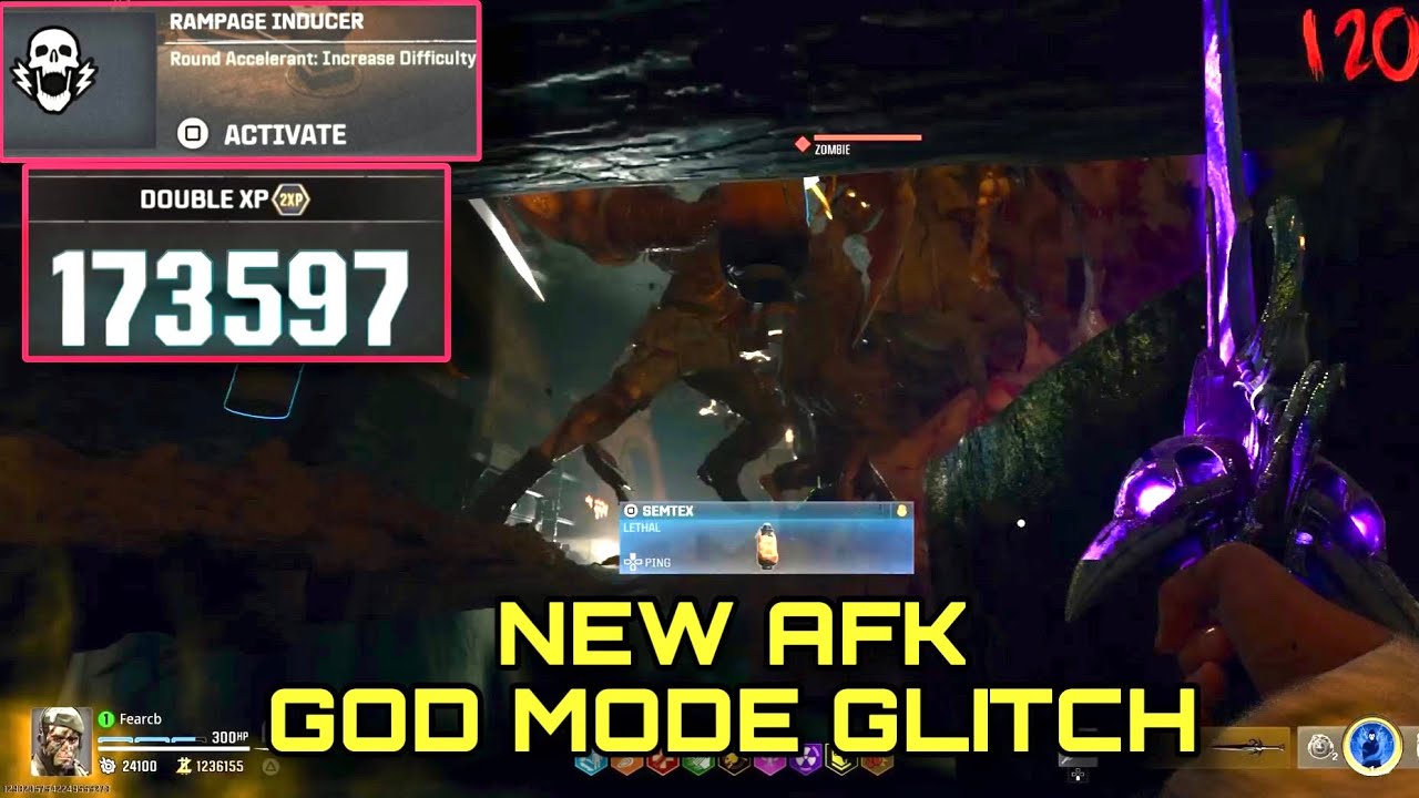*NEW* SOLO AFK GODMODE UNLIMITED XP GLITCH AFTER PATCH BO6 ZOMBIES ...