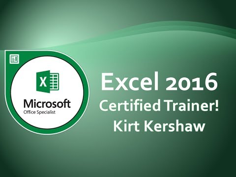 Microsoft Excel 2016: Export Data