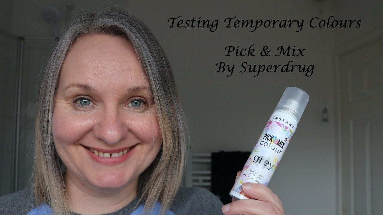 Grey Transition Temporary Sprays Superdrug S Pick Mix Grey