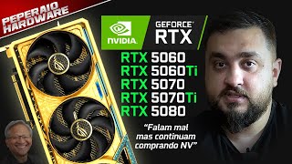 Minha Experiencia com RTX 5060, 5060Ti, 5070, 5070 Ti e 5080! Uma geração previsivelmente inevitável