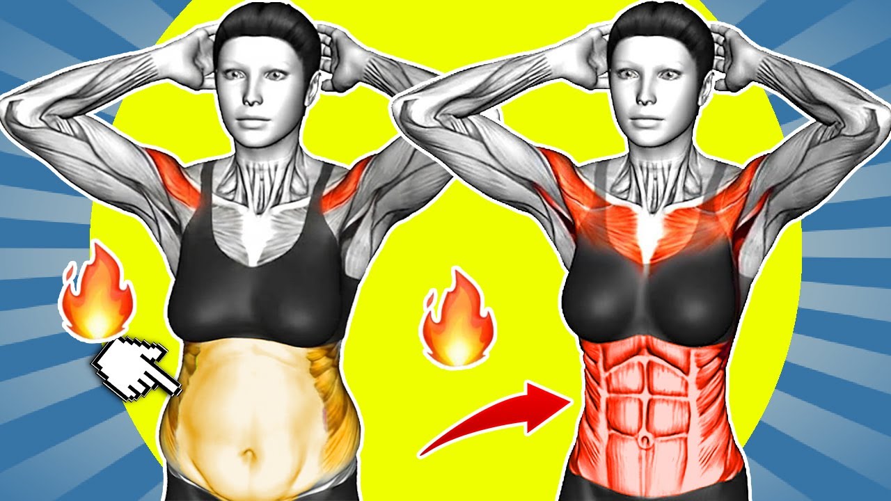 Вам больше 50? 🔥 Быстро сожгите жир в верхней и нижней части живота ✅ 20-минутная тренировка для ...