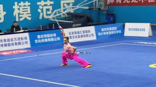 [2023] Lai Xiaoxiao -  Shuangjian - 1st, 9.283 - Traditional Wushu Taolu National Championships