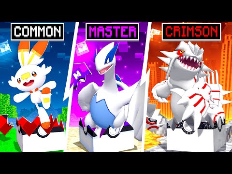 UPGRADING LUCKY BLOCKS To *CRIMSON* LUCKY BLOCKS In MINECRAFT PIXELMON