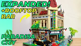 Lego Modular Palace Cinema expansion MOC! See what 6 extra studs of space gets you! screenshot 1