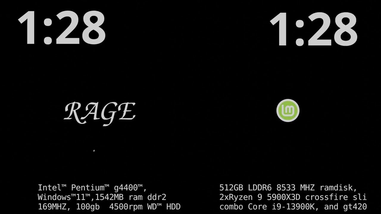 Linux mint vs windows crazy youtube