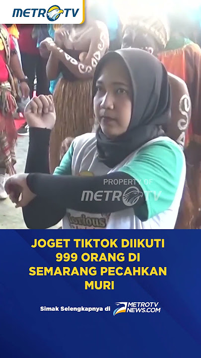 Joget Tiktok Diikuti 999 Orang di Semarang Pecahkan MURI#shorts