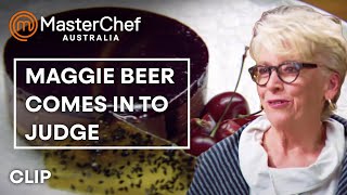 Maggie Beer Judges Experimental Dishes | MasterChef Australia | MasterChef World
