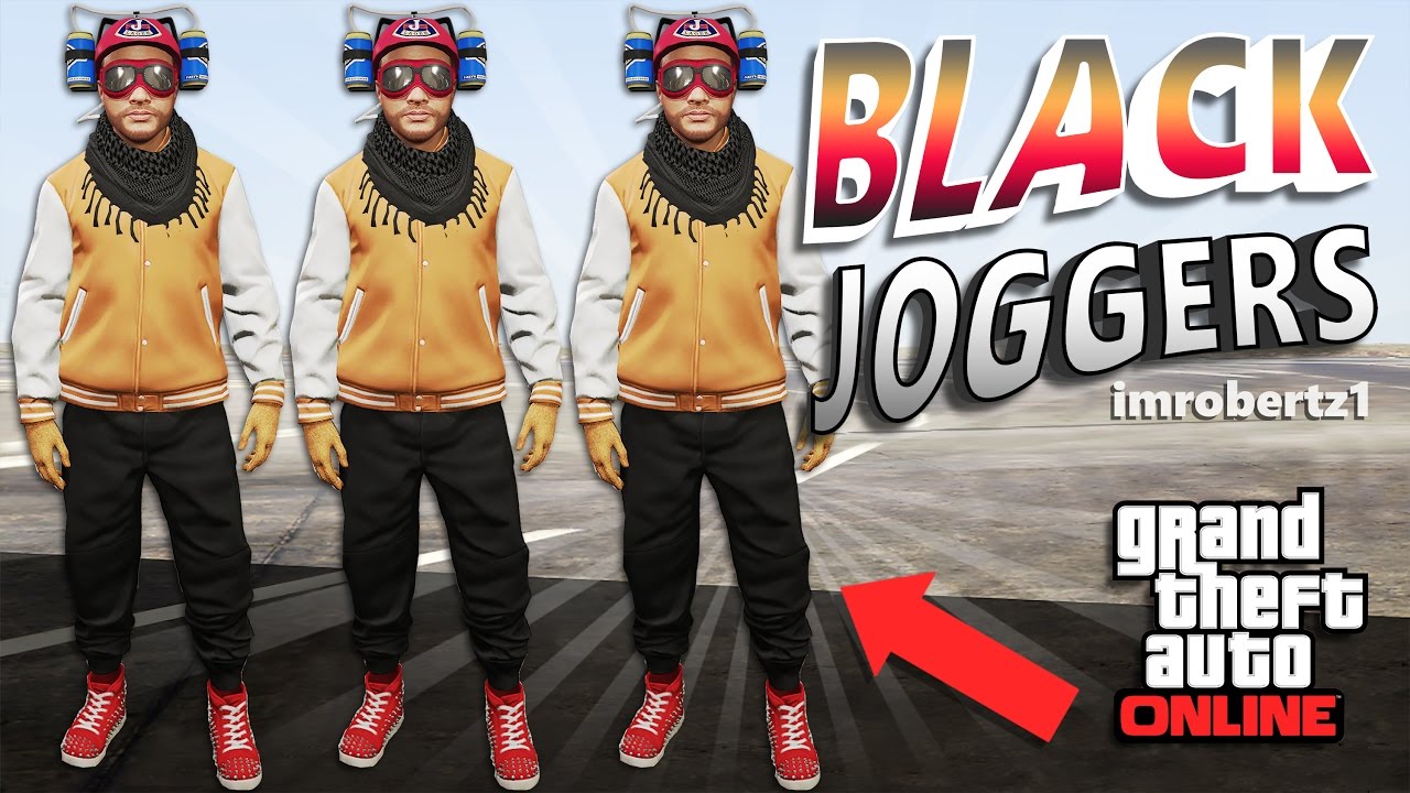 GTA 5 Online How To Get Black Joggers Glitch! Cool Rare modded