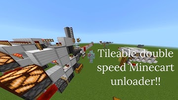 Rs_-Snipers tileable double speed minecart unloader tutorial.