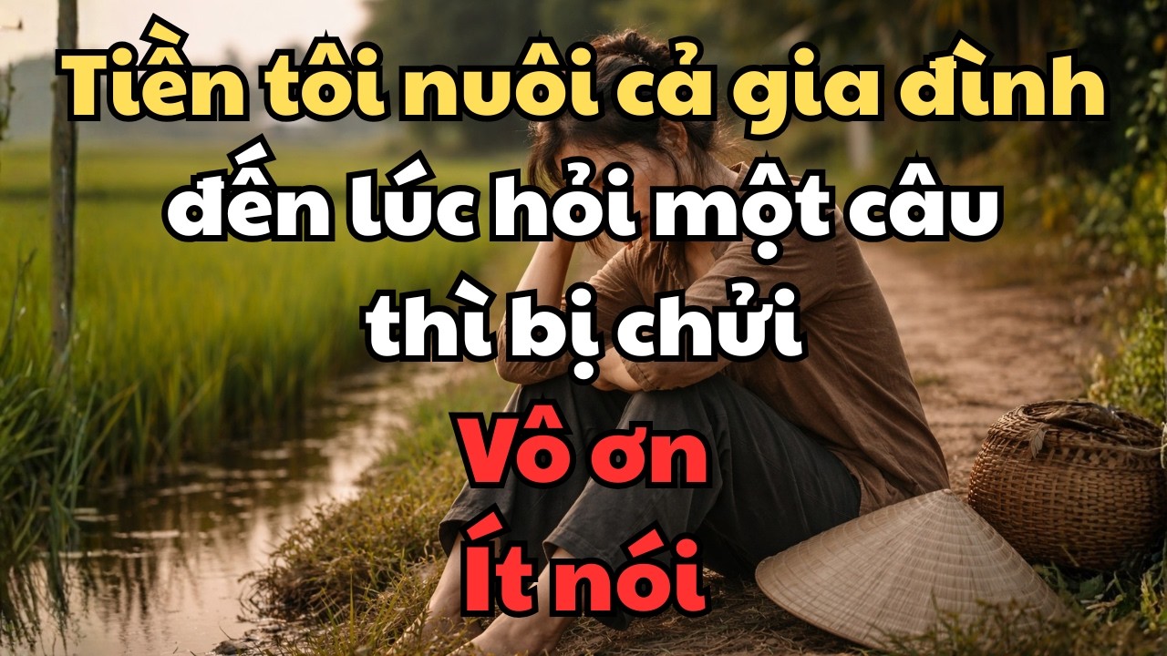 Tiền tôi nuôi cả gia đình đến lúc hỏi một câu thì bị chửi vô ơn Ít nói